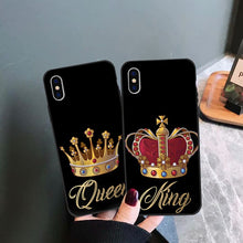Load image into Gallery viewer, King &amp; Queen Luxury Crown Phone Case
