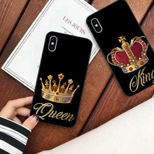 Load image into Gallery viewer, King &amp; Queen Luxury Crown Phone Case
