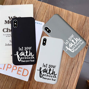 Faith Christian Religious Jesus Fitted Case For iPhone
