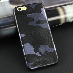 Military Camouflage Leather Case