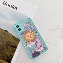 Load image into Gallery viewer, Sun &amp; Moon Face Shockproof Phone Case
