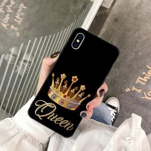 King & Queen Luxury Crown Phone Case